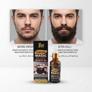 TIATOO Fast-Acting Beard Growth & Patch Repair Oil