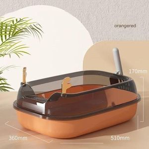 TD Semi Cat Litter Box - Orange