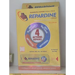 Repardine Cream (Quadruple Action Derma Cream, Maximum Strength) 