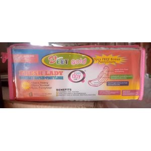 VEET GOLD Veet Fresh Lady Sanitary Napkin+Pantyliner 15pcs heavy 15pcs Normal 5pcs Pantyliner