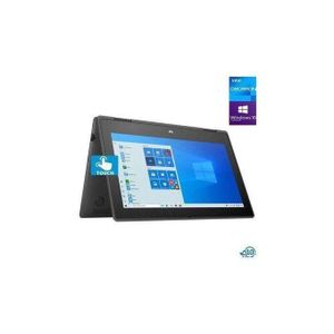 Hp ProBook 11 X360- TOUCH- 128GB SSD/4GB RAM-Intel CELERON QUAD CORE WIN10 Pro +Mouse &USB Light