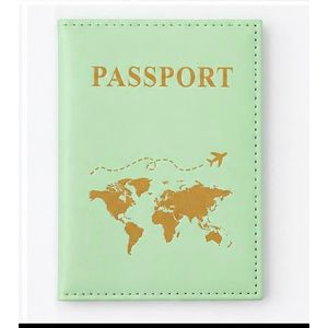 Luxury Green Passport Cover & Holder with Card Slot 