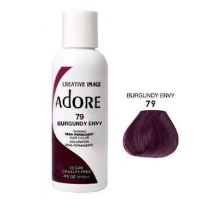 Adore BURGUNDY ENVY 79 - Semi Permanent Hair Colour Dye.