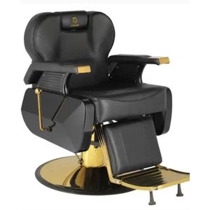 Professional quality salon master adjusting rotating barber chair working station salon 