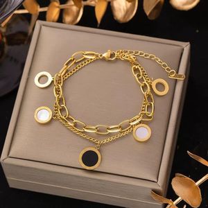 Bold Stainless Steel Non-tarnish Bracelet With Free Box Chain Bracelet for ladies 
