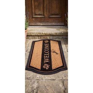 Premium Rubber & Coir Welcome Doormat x2