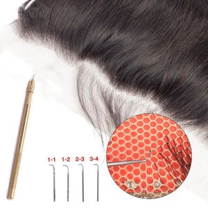 12pcs I TYPE Weaving Needle Hook /Sewing Needles For Human Hair