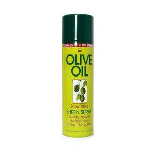 Fashion Fair Organic Olive Oil Nourishing Sheen Spray – Hair Shine Moisturizing Spray for Dry & Dull Hair