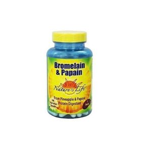 Nature's Life Bromelain & Papain Protein DigestIve - 100 Capsules