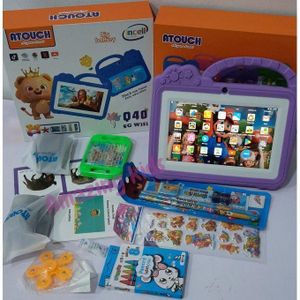 Atouch  Q40 Pre-installed Kids Tablet 7 Inches – 256GB Storage, 8GB RAM