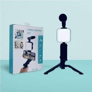 Vlogging Video Kit With Tripod & Mic For Mobile Phone
