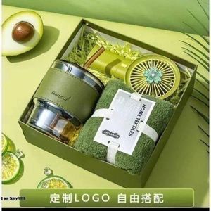 TOWEL. FAN & CUP 3 IN 1 GIFT SETS