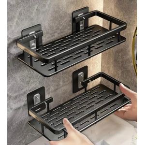 Clo Large Capacity, No Drilling Required Installation, Soap Holder, Floating Shelf for Bathroom And Kitchen, Space-Saving, Easy to Install, Shelves