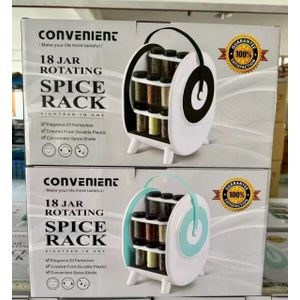 18 Jar Rotating Spice Rack 