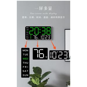 Multifunctional decorative LED digital wall clock