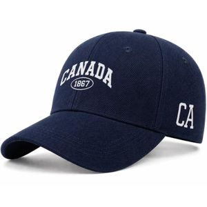 Snapback Crew Design Face Cap: Navy Blue 