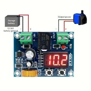 XH-M609 DC voltage protection module, digital LED display screen