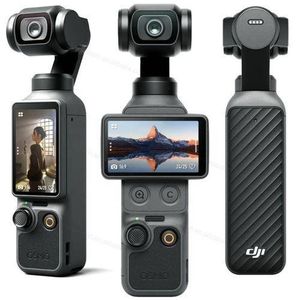 Dji Osmo Pocket 4 Creator Combo 4K 240fps Video Vlog Action Camera Stabilizer Gimbal with wide angle lens, DJI mic 3, Tripod , Fill light object face tracking