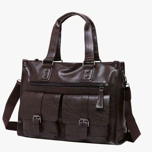 Xiao.p Fashion Men's High Quality Pu Leather Shoulder Bag