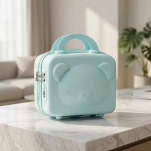 12inches Mini Hard Shell Mini Vanity Travel Case /Cosmetics box with lock high configuration 