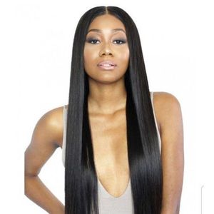 Straight Wig With One Part Closure
