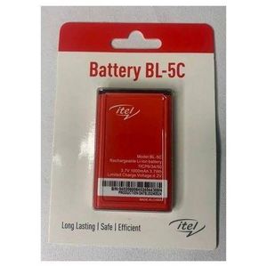 itel Itel, Original BL - 5C 1000mAh – 1020mAh - for Mobile Phone Tecno, Itel, Infinix, Xiaomi, Samsung, Radio, Camera, etc