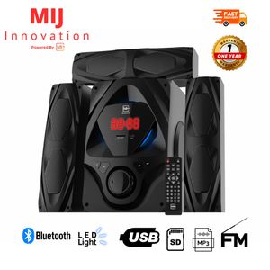 Mi+  3.1CH Multimedia Bluetooth Speaker System – 105W Output | USB | FM | SD | Remote Control | AC/DC