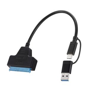  2 IN1 SATA USB 3.0  Type-C Driver Adapter 2.5/3.5 Computer