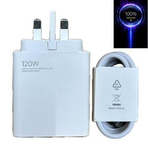 Tecno  120W Hypercharge Turbo Fast Charge Wall Charger with Turbo Type C Cable