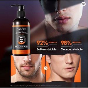 SADOER Men Shaving Mousse Softens Fibrous Roots Rich In Foam Mid And Not Irritating Men Shaving Cream Men's Shaving Mousse & Shaving Gel Mild Not Irritaing Clean Smooth Soften Sideburn Beard Shaving Cream For Man
