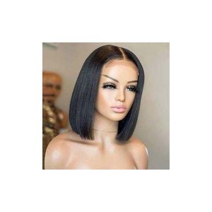 Synthetic wig Blunt Cut 3 bundles For Ladies