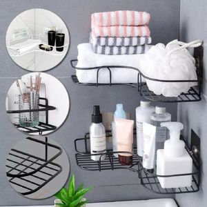 1PC Powerful Magic Adhesive suction cup suction wall Traceless single pole bathroom  towel hanging towel rack Multi-functional storage rack