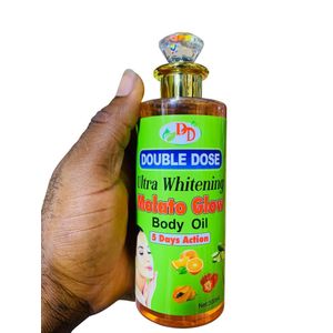 Double Dose Ulra Whiteeing Molato Glow Body oil 5 days action 300ml green