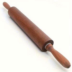 Clo A 17-inch Mahogany Rolling Pin, Suitable for Baking, Long Rolling Pin to Meet All Baking Needs, Kitchen Utensil