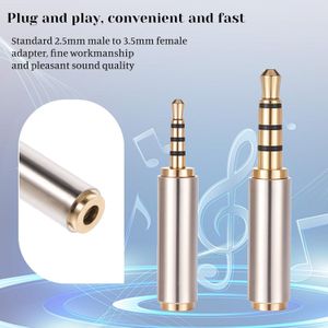 2.5mm to 3.5mm Adapter and 3.5mm to 2.5mm Adapter,