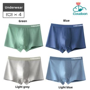 Cloudoon Men's Moisture Wicking Underwear Breathable Underpanties Boxer  Briefs-4pcs