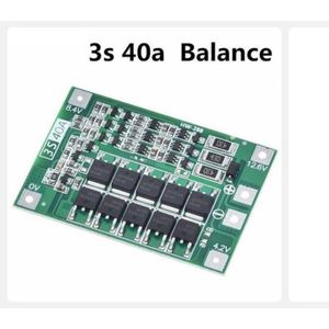3S-40A 18650 Lithium Battery protection Board For Drill Motor