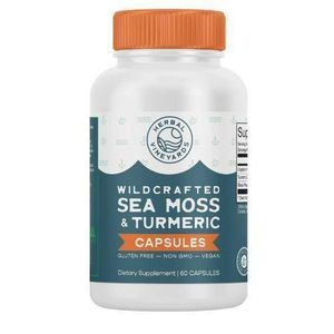 Hv Sea Moss & Turmeric 60Caps Anti-inflammatory,Digestive Health Boosts Immune Etc