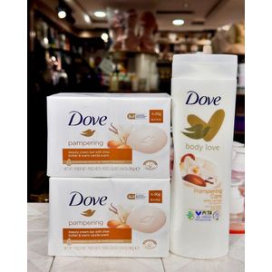 Dove Dove-Baby Love Pampering Care Body Lotion & Pampering Bar Soap 2 Pack.