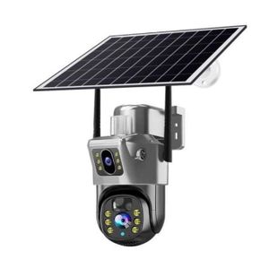 Ptz Pro 4G Solar Security Camera – 8MP 4K Ultra HD, Dual Lens, Night Vision, Motion Detection, IP66 Waterproof
