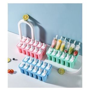 12 Cells Silicone Popsicle Mold