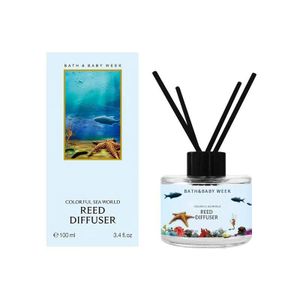 Colorful Sea World Reed Diffuser 100ml – Ocean Scented Home Fragrance Air Freshener