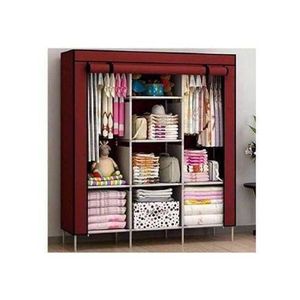 Portable fabric wardrobe