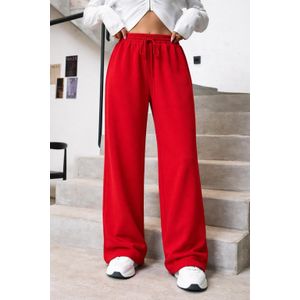 Plain Red Joggers + Free crop top