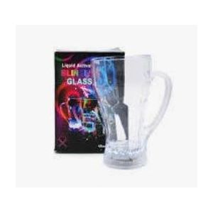 Blinking led light up magic cup- Auto grow when filled with drink 