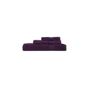 Set-of-3 QUALITY Towels ( Hand, Face & Bath Towel)- Purple