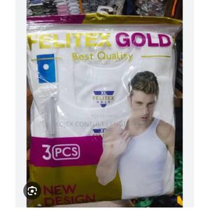 FELITEX GOLD Felix gold 3 in1 men white singlet 