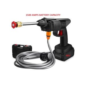 Portable Cordless High Pressure Multi Purpose Car Washer 48VH 15000mah
