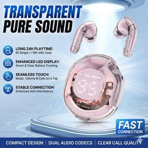 Wireless Earbuds Noise Cancelling - In-Ear Earphones with Digital Display