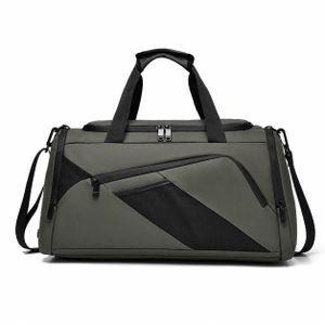 Waterproof Travel Gym Duffel Bag with Shoe Compartment